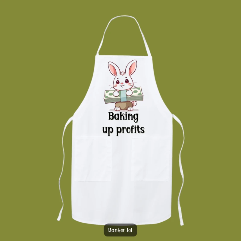 Funny Bunny Cash Apron - Hilarious Kitchen Accessory for Budget Masters