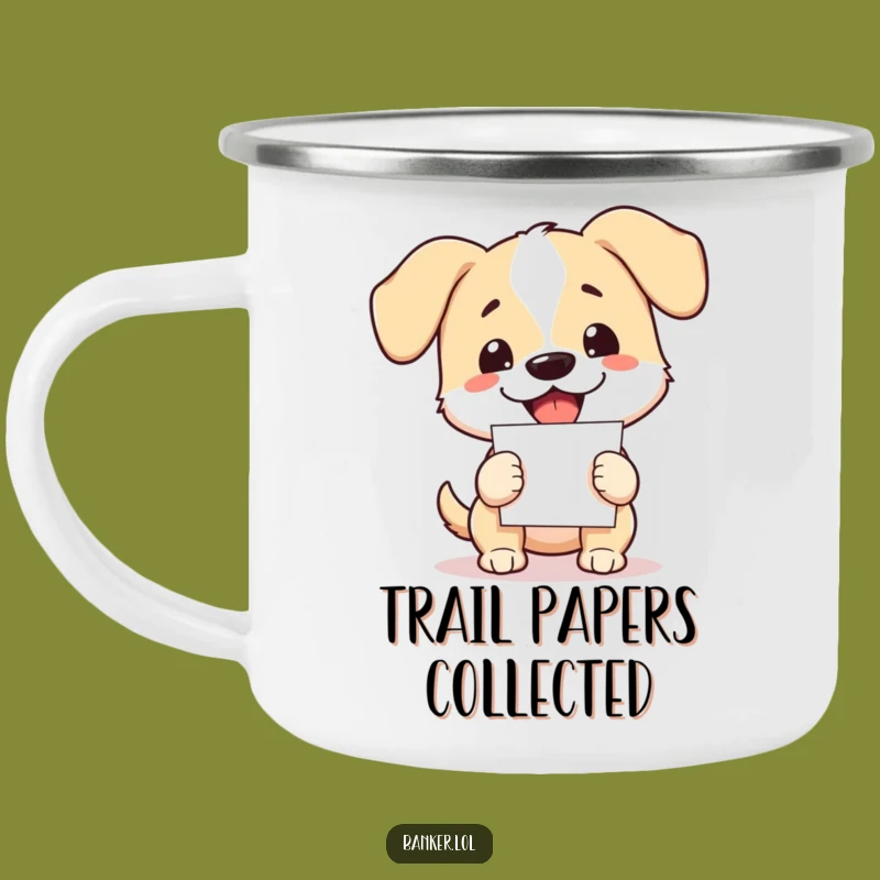 Funny Dog Adventure Mug: Trails, To-Dos, and Coffee!