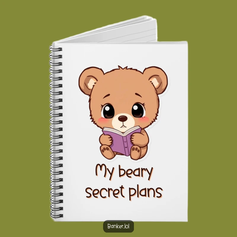 Funny Bear Cub Investigation Notebook: Document Your Discoveries!