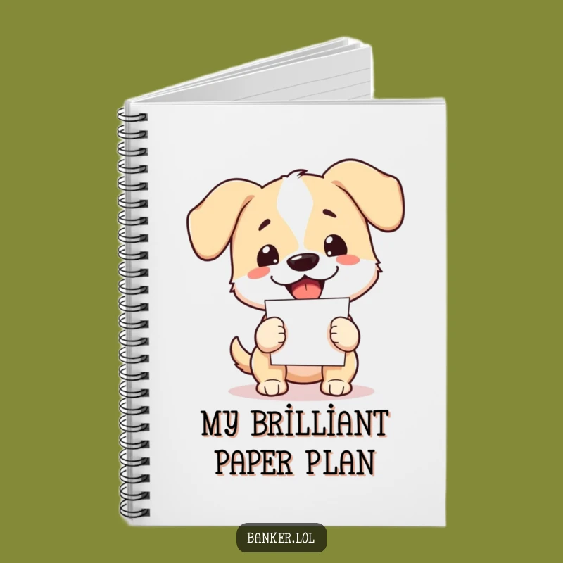 Funny Dog Planner Notebook: Organize Your Life with Wags!