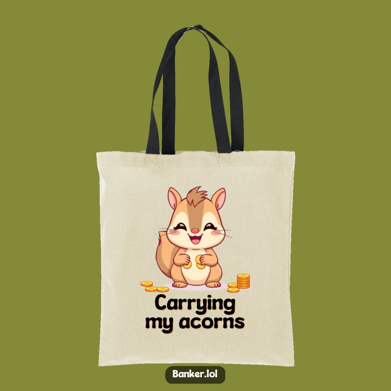 Funny Squirrel Shopping Bag: Carry Your Laughs and Loot with Style!